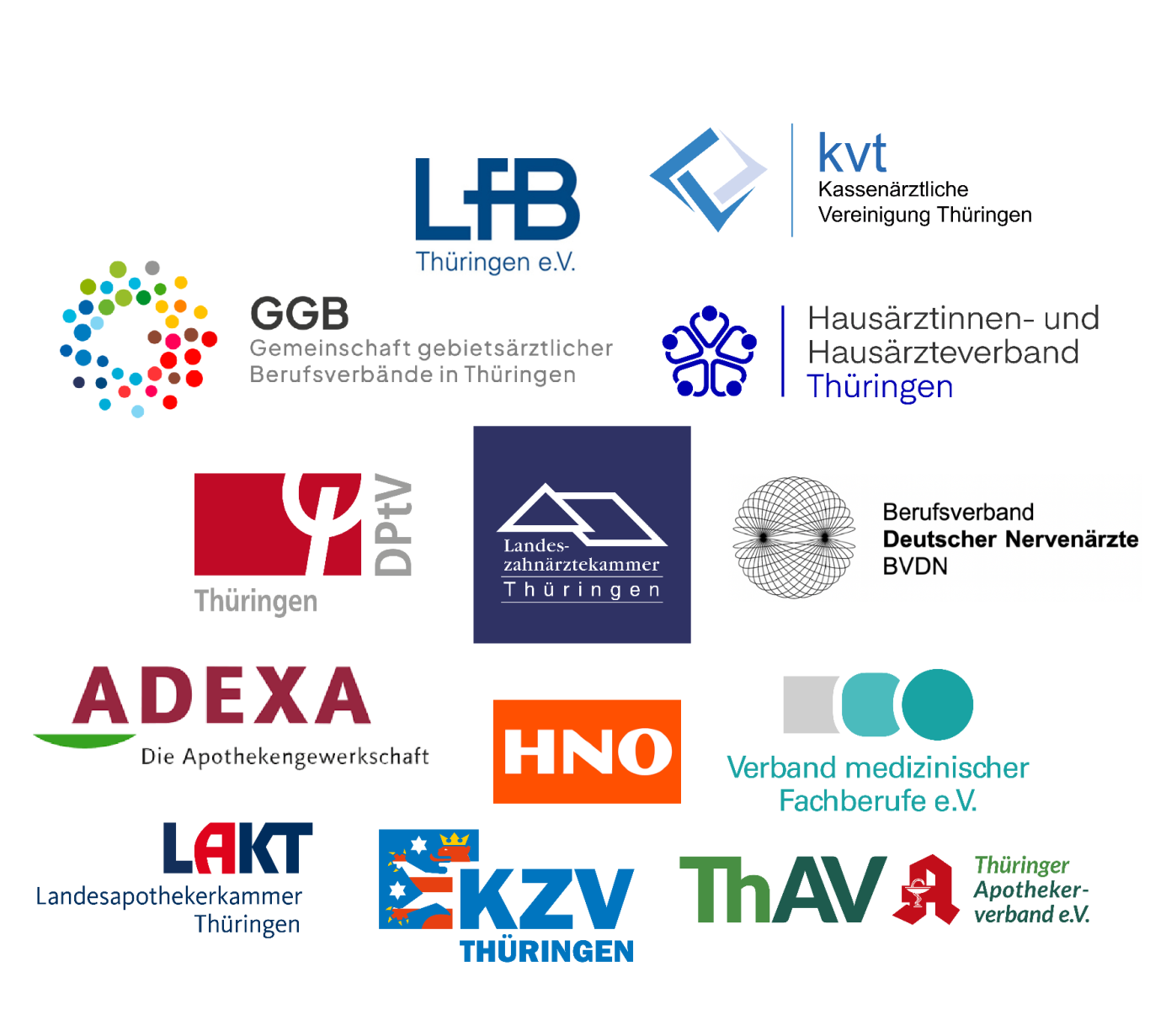 Logo-Teppich Gemeinschaft der Heilberufe in Thüringen Logo-Teppich Gemeinschaft der Heilberufe in Thüringen